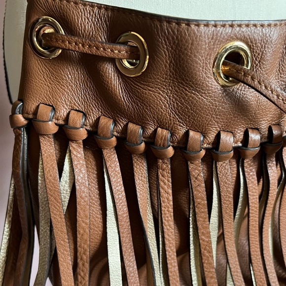 Michael Kors Bucket Bag with Fringe - Picture 6 of 11